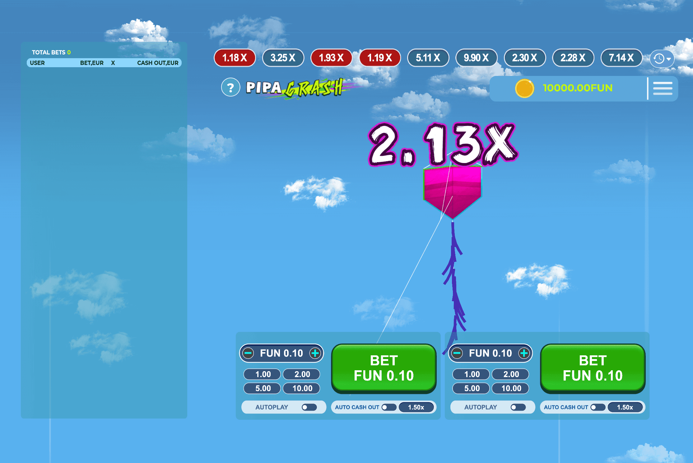 Pipa Crash Game Preview